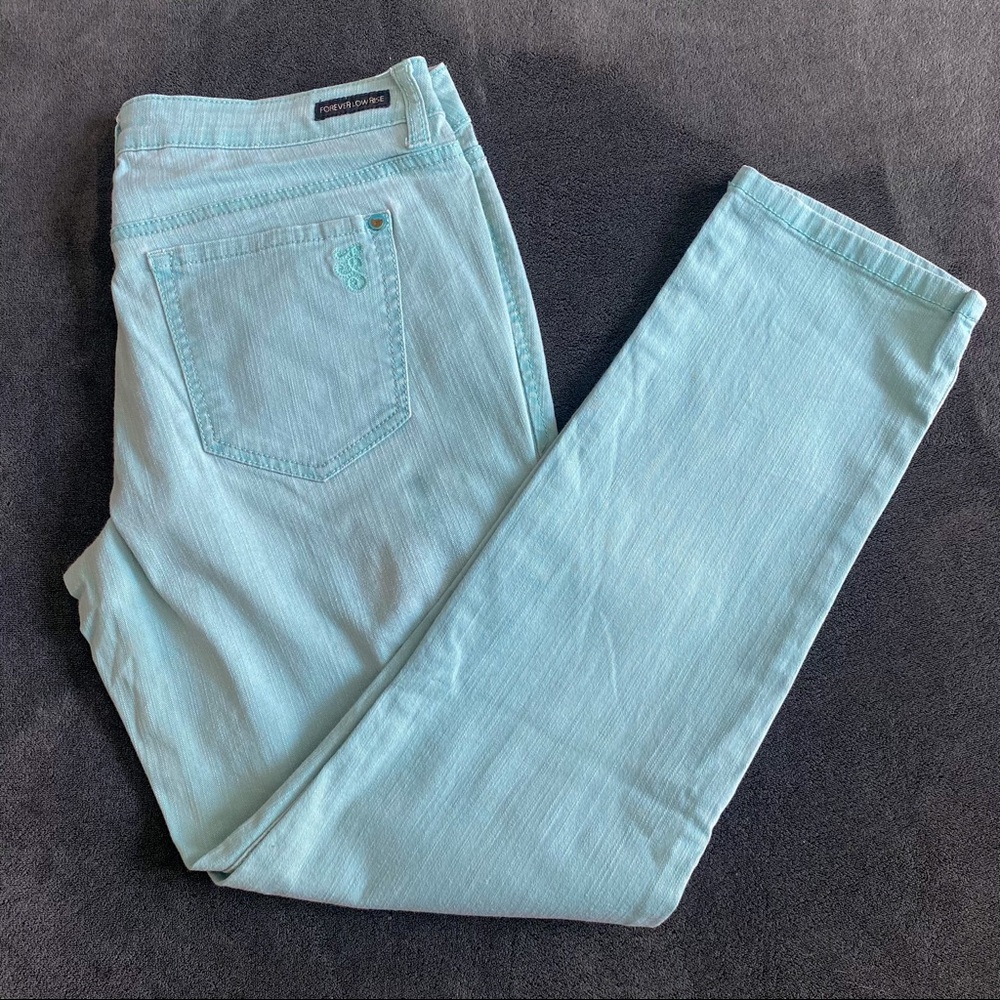 Jessica Simpson Mint Forever Low Rise Skinny Jeans